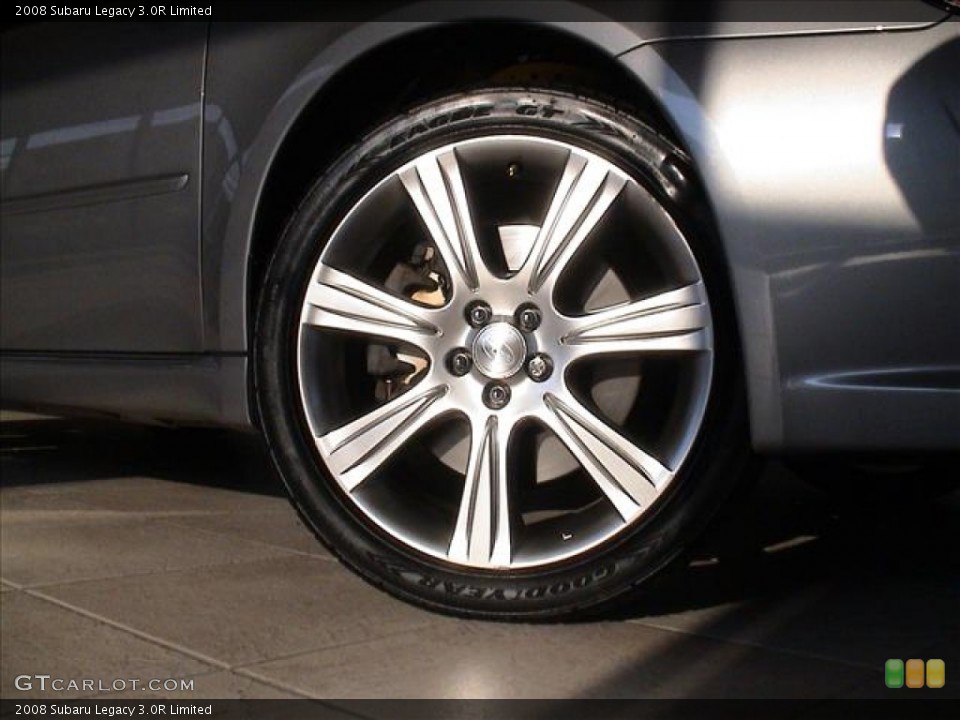 2008 Subaru Legacy 3.0R Limited Wheel and Tire Photo #56132895