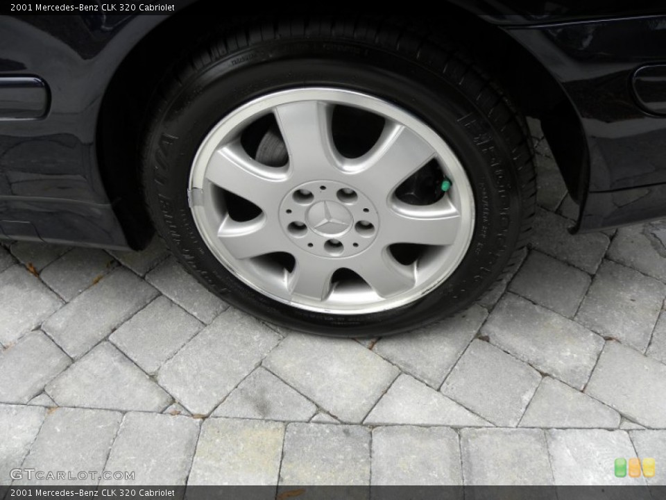 2001 Mercedes-Benz CLK 320 Cabriolet Wheel and Tire Photo #56133572