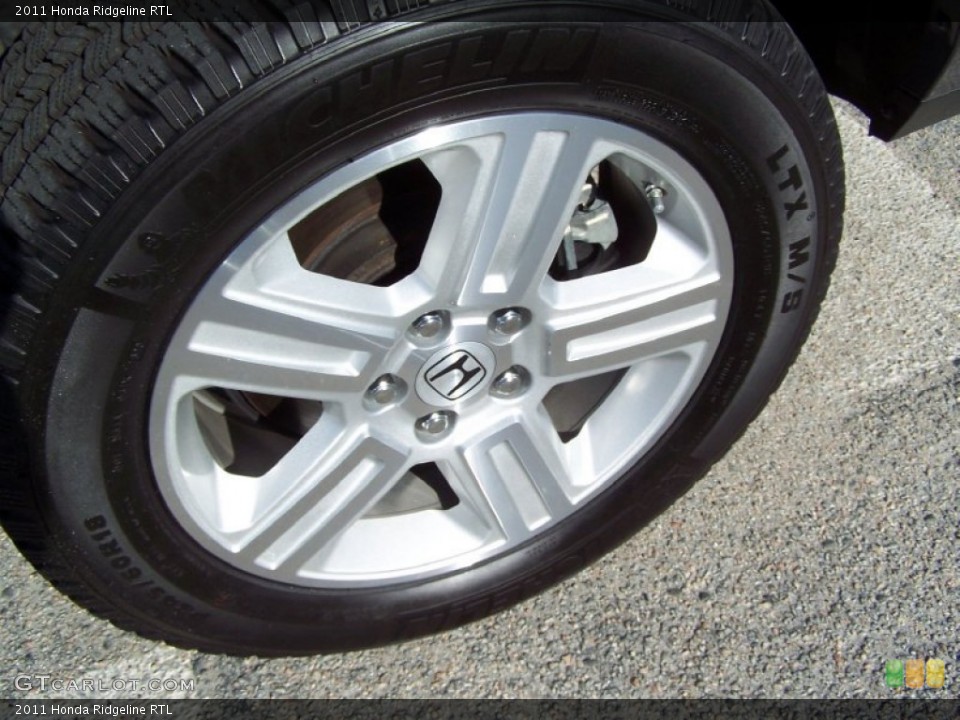 2011 Honda Ridgeline RTL Wheel and Tire Photo #56134949