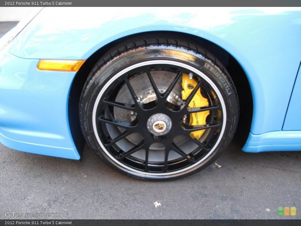 2012 Porsche 911 Turbo S Cabriolet Wheel and Tire Photo #56136122
