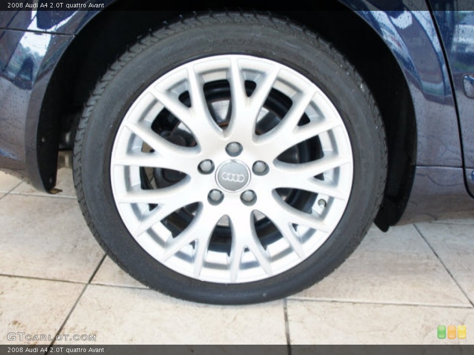 2008 Audi A4 2.0T quattro Avant Wheel and Tire Photo #56136143