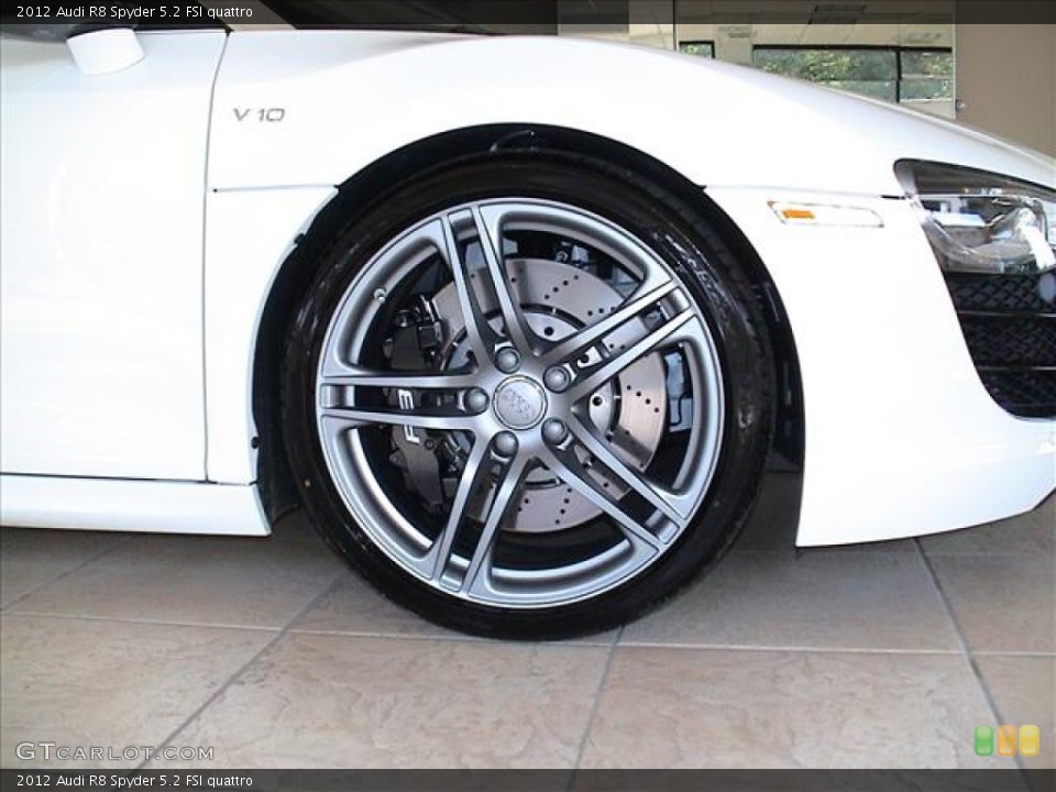 2012 Audi R8 Spyder 5.2 FSI quattro Wheel and Tire Photo #56139086