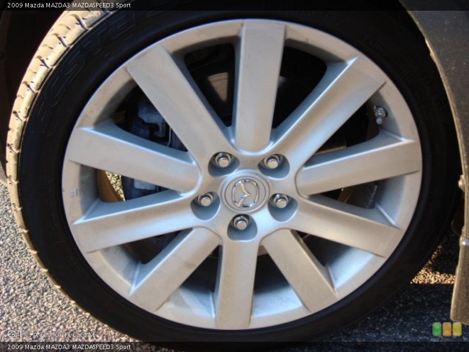 2009 Mazda MAZDA3 MAZDASPEED3 Sport Wheel and Tire Photo #56139143