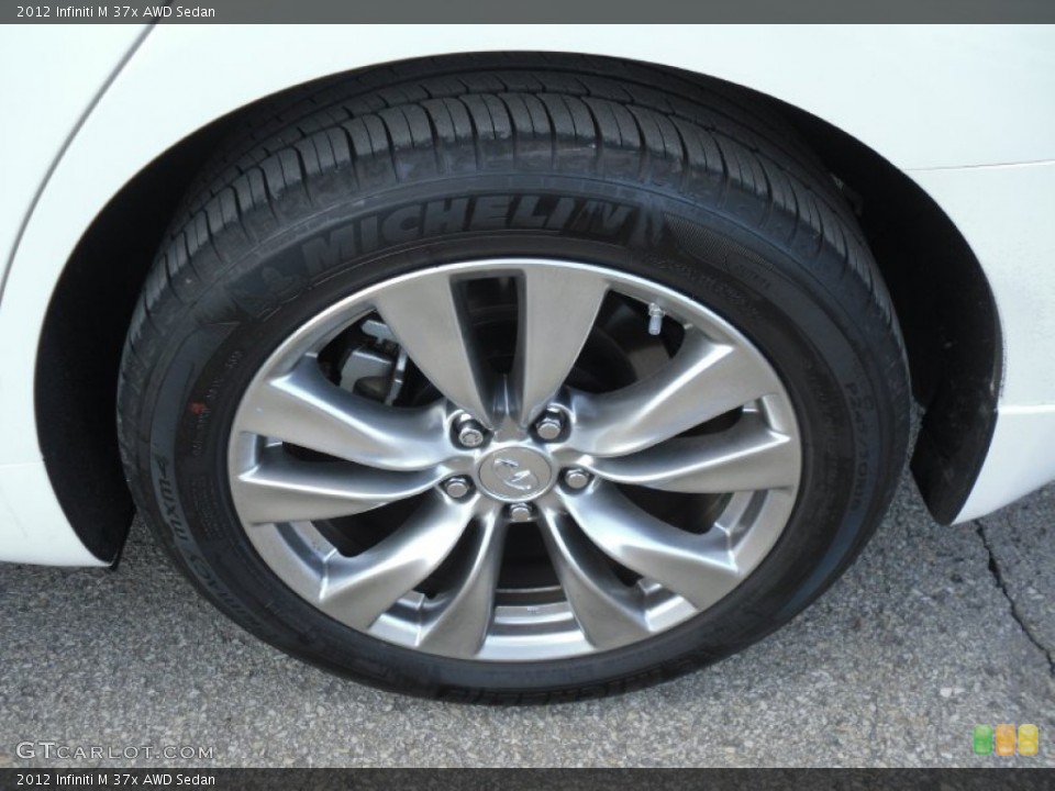 2012 Infiniti M 37x AWD Sedan Wheel and Tire Photo #56143364