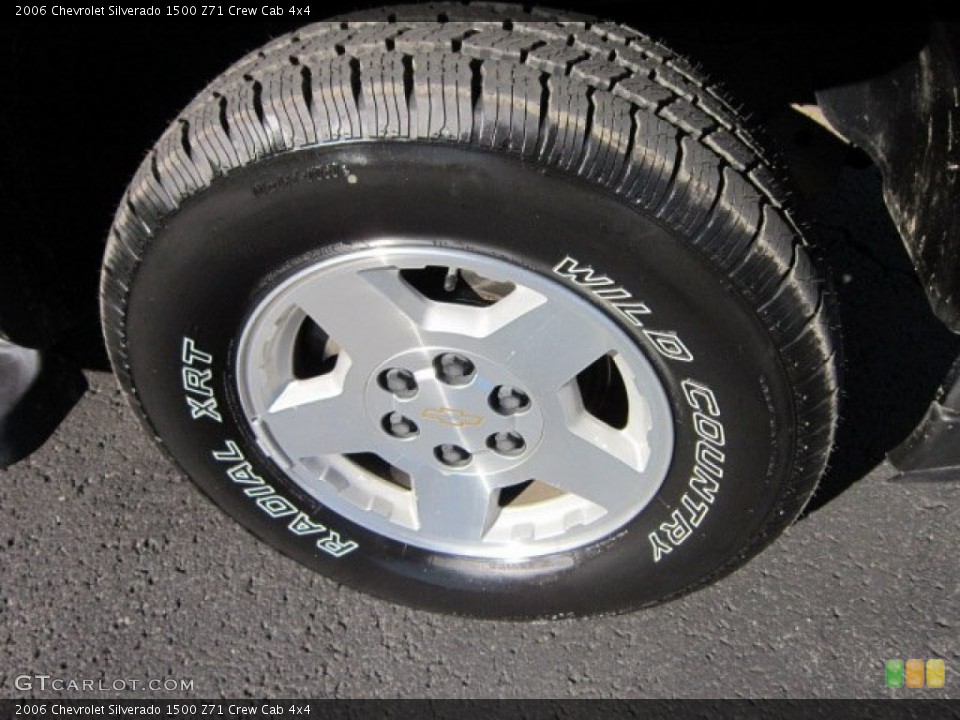 2006 Chevrolet Silverado 1500 Z71 Crew Cab 4x4 Wheel and Tire Photo #56144081