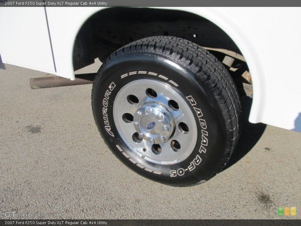 2007 Ford F250 Super Duty XLT Regular Cab 4x4 Utility Wheel and Tire Photo #56145227