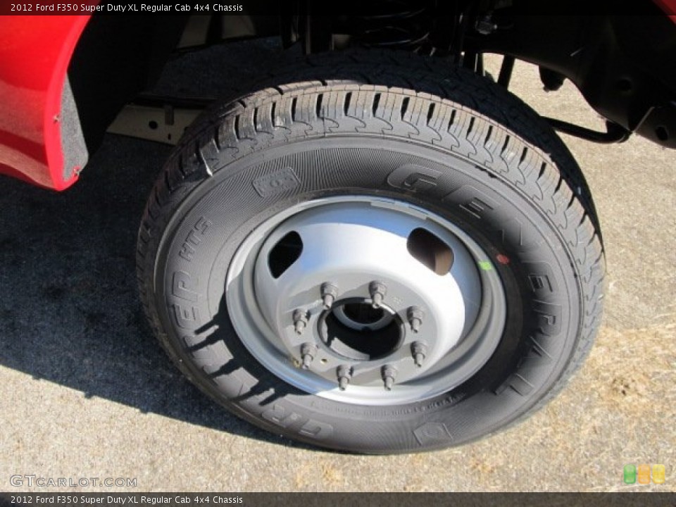 2012 Ford F350 Super Duty XL Regular Cab 4x4 Chassis Wheel and Tire Photo #56145815