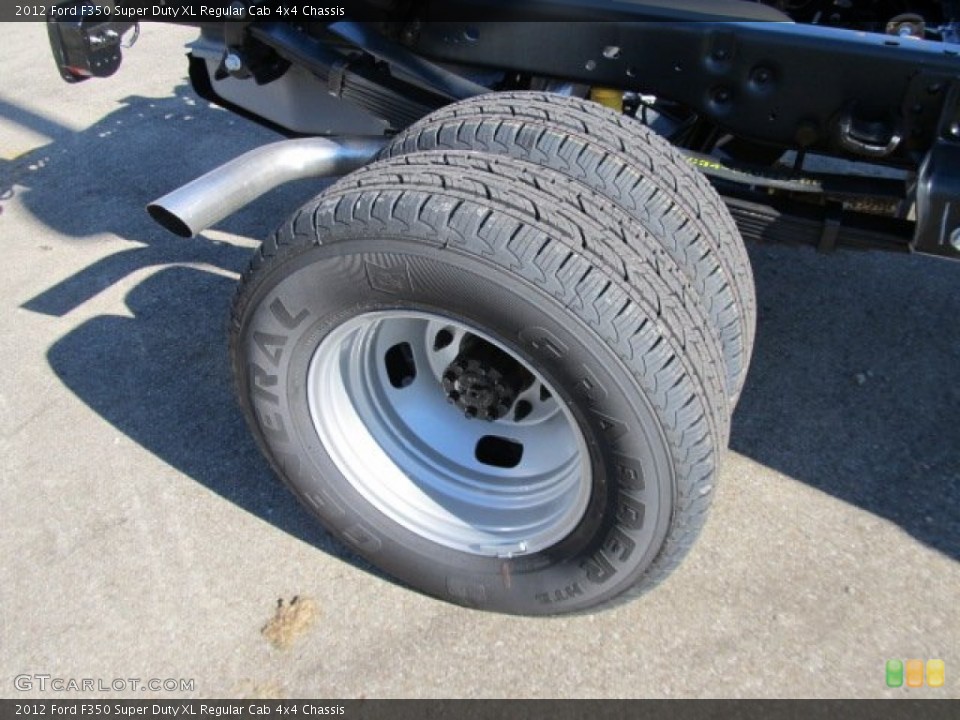 2012 Ford F350 Super Duty XL Regular Cab 4x4 Chassis Wheel and Tire Photo #56145824