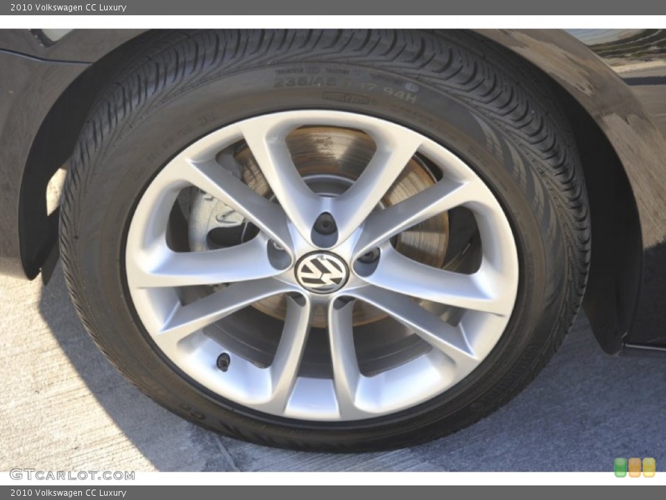 2010 Volkswagen CC Luxury Wheel and Tire Photo #56146988