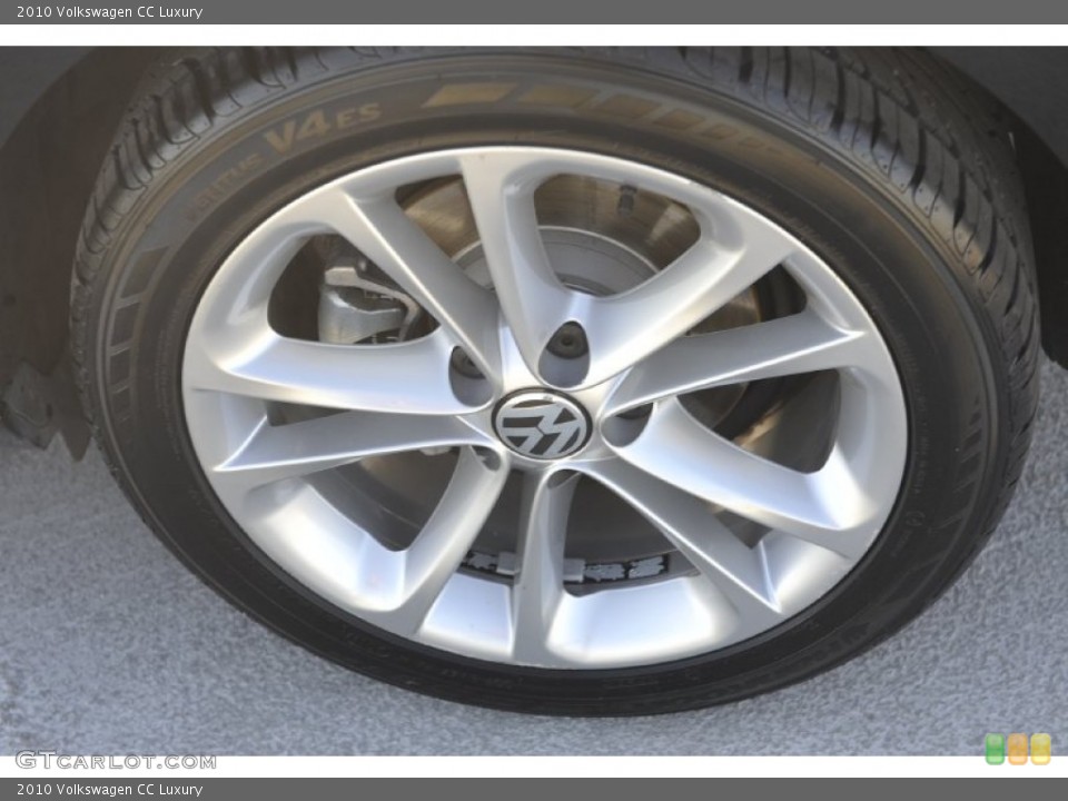 2010 Volkswagen CC Luxury Wheel and Tire Photo #56146997