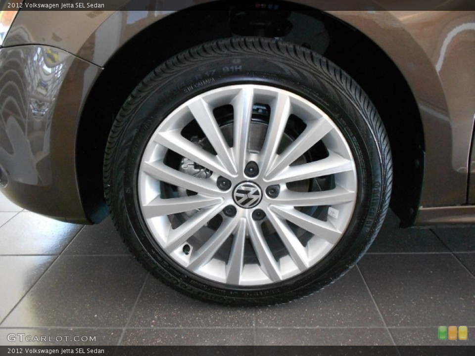2012 Volkswagen Jetta SEL Sedan Wheel and Tire Photo #56153828