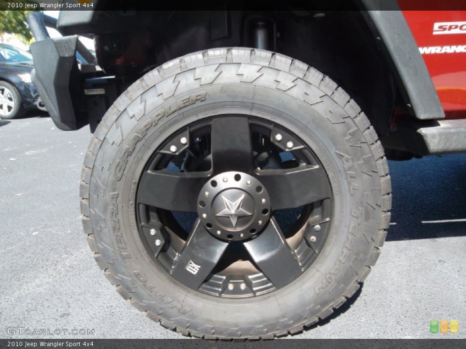 2010 Jeep Wrangler Custom Wheel and Tire Photo #56161754