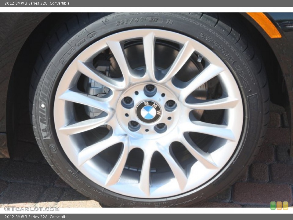 2012 BMW 3 Series 328i Convertible Wheel and Tire Photo #56162087