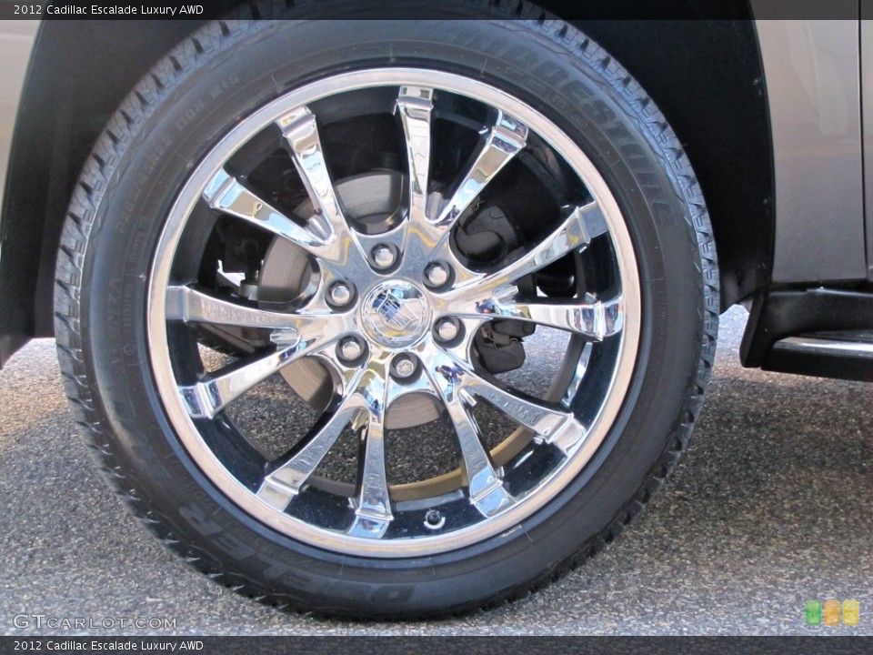 2012 Cadillac Escalade Luxury AWD Wheel and Tire Photo #56162851