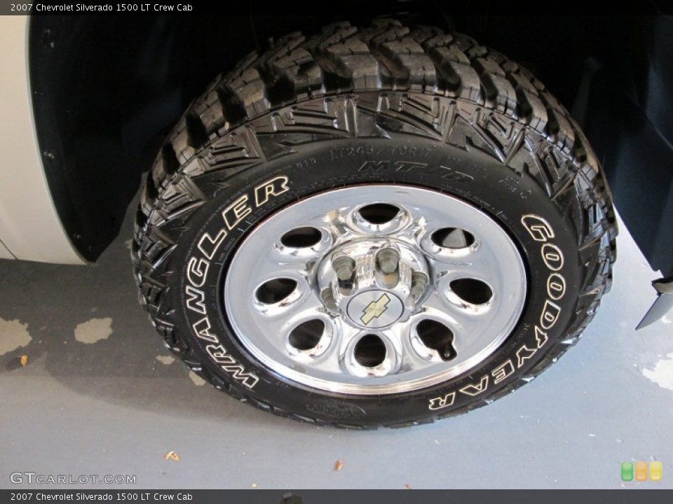 2007 Chevrolet Silverado 1500 LT Crew Cab Wheel and Tire Photo #56174258