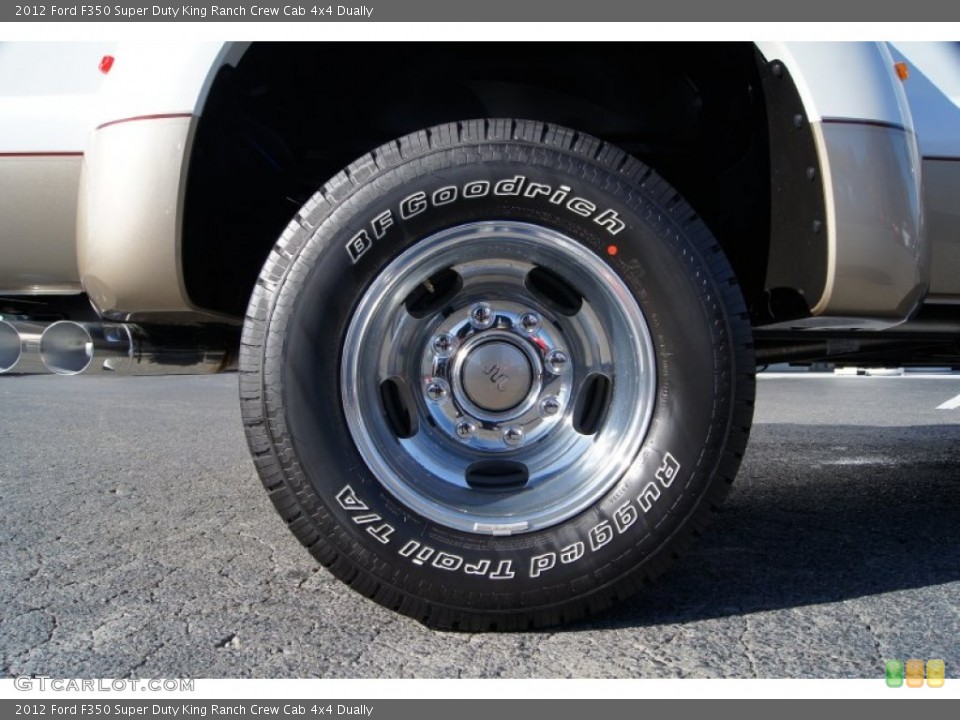 2012 Ford F350 Super Duty King Ranch Crew Cab 4x4 Dually Wheel and Tire Photo #56177948