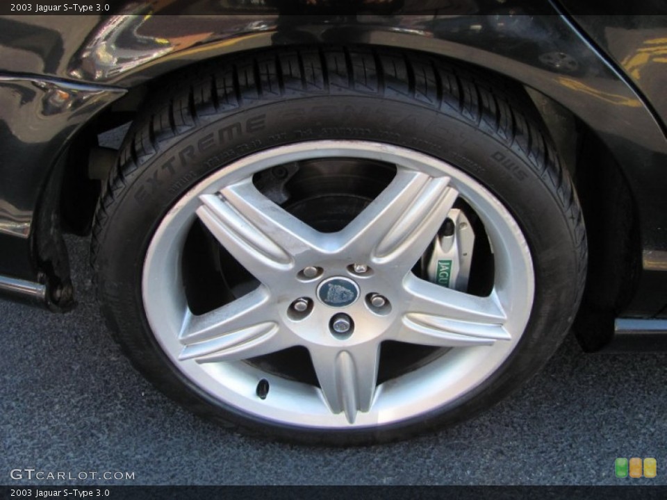 2003 Jaguar S-Type 3.0 Wheel and Tire Photo #56180318