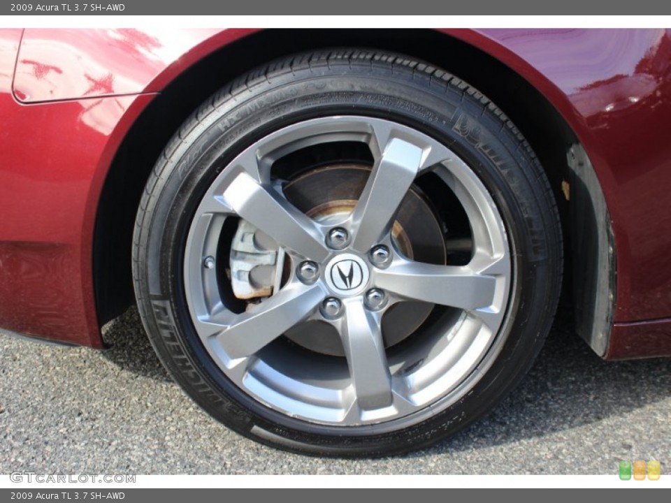 2009 Acura TL 3.7 SH-AWD Wheel and Tire Photo #56184671
