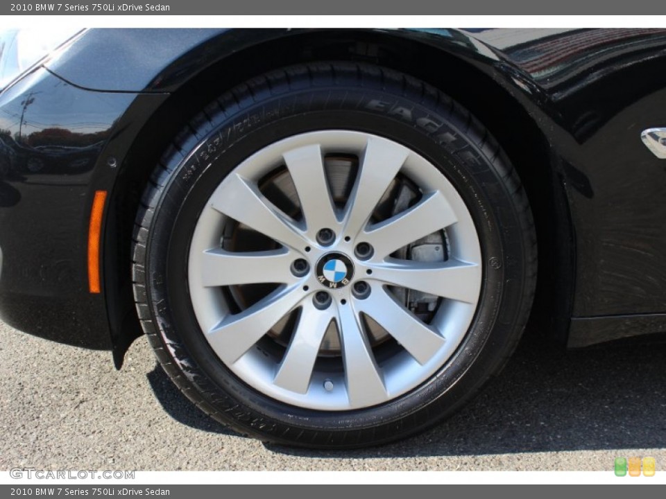 2010 BMW 7 Series 750Li xDrive Sedan Wheel and Tire Photo #56185139