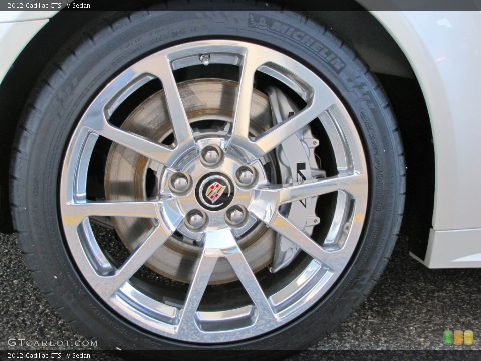 2012 Cadillac CTS -V Sedan Wheel and Tire Photo #56187587