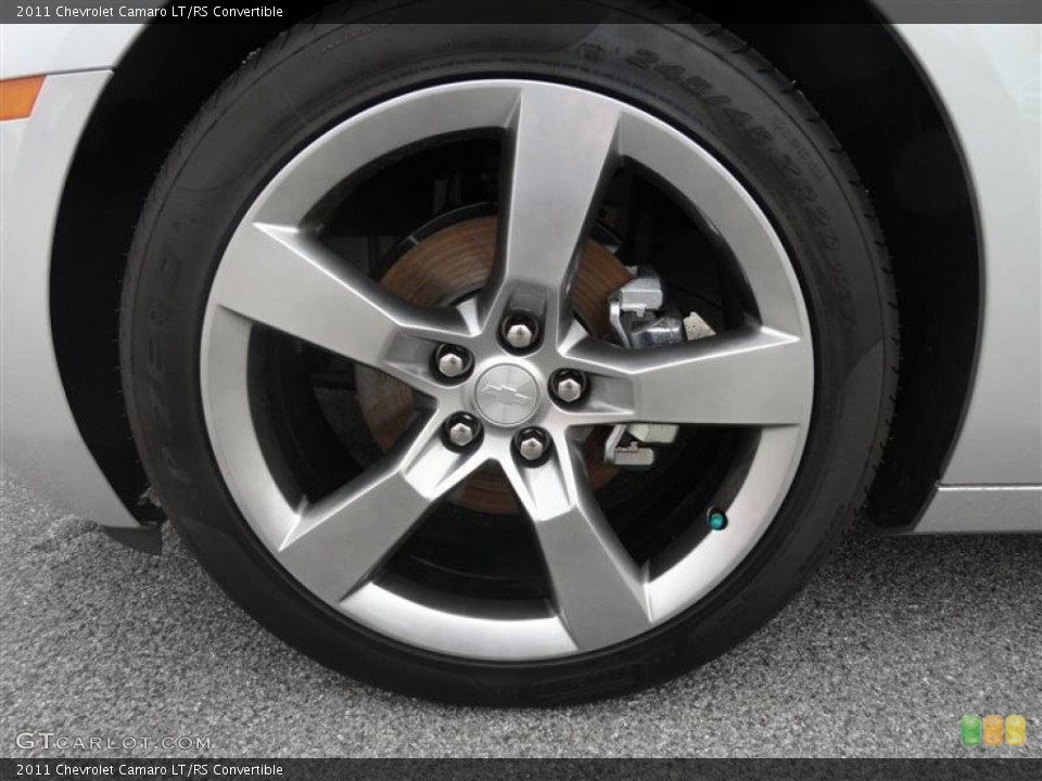 2011 Chevrolet Camaro LT/RS Convertible Wheel and Tire Photo #56195774
