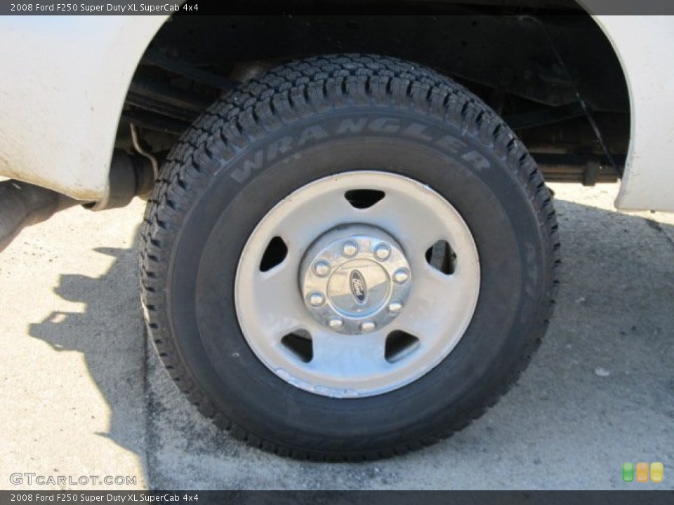 2008 Ford F250 Super Duty XL SuperCab 4x4 Wheel and Tire Photo #56197466