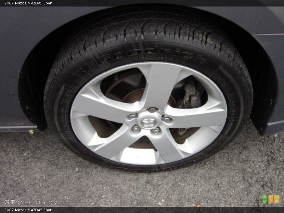 2007 Mazda MAZDA5 Sport Wheel and Tire Photo #56200481