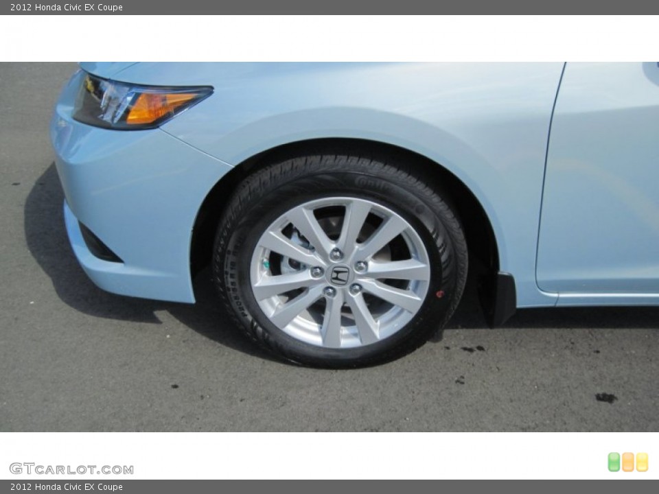 2012 Honda Civic EX Coupe Wheel and Tire Photo #56202353