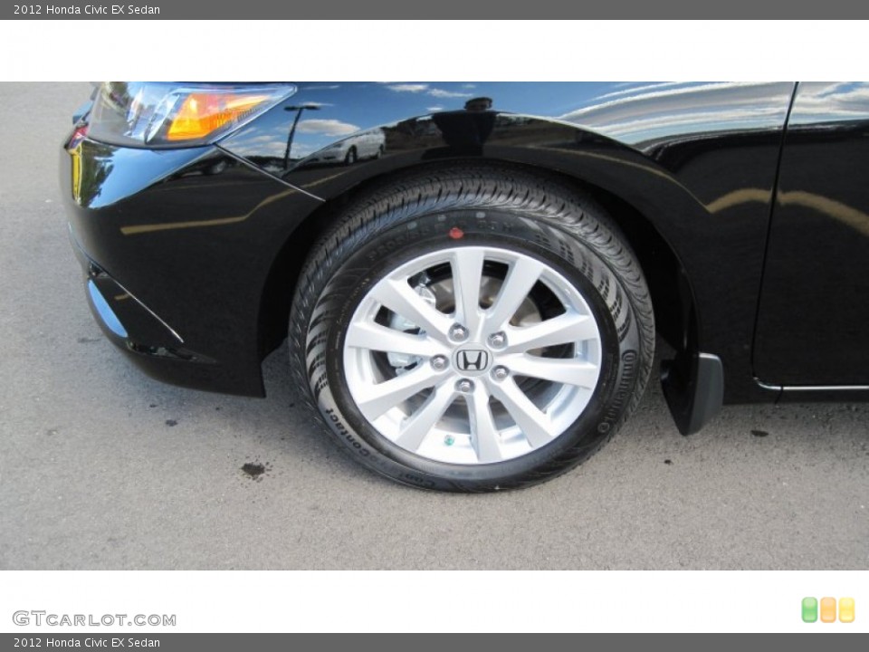 2012 Honda Civic EX Sedan Wheel and Tire Photo #56202557