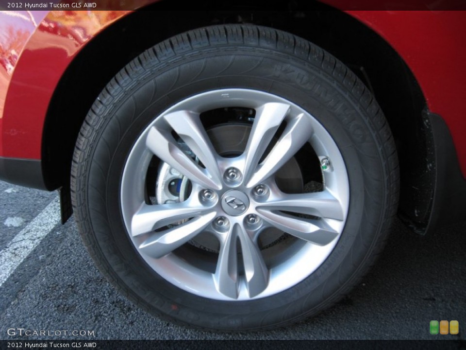 2012 Hyundai Tucson GLS AWD Wheel and Tire Photo #56203391