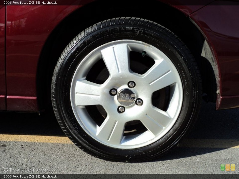 2006 Ford Focus ZX3 SES Hatchback Wheel and Tire Photo #56205743