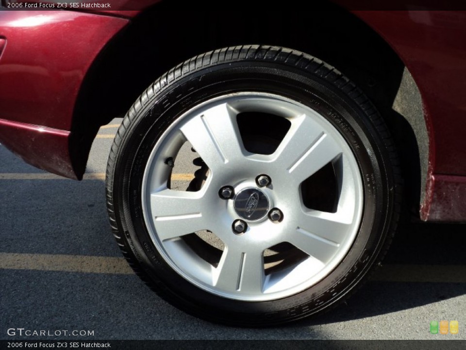 2006 Ford Focus ZX3 SES Hatchback Wheel and Tire Photo #56205752