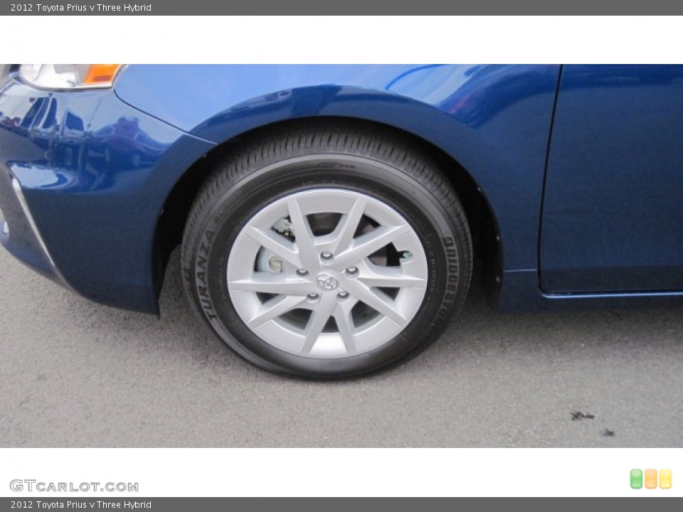 2012 Toyota Prius v Three Hybrid Wheel and Tire Photo #56206475