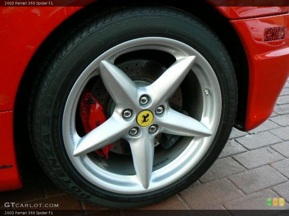 2003 Ferrari 360 Spider F1 Wheel and Tire Photo #5620737