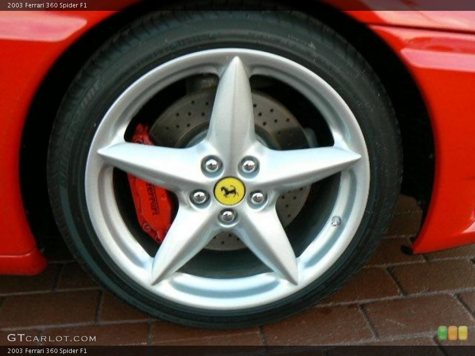 2003 Ferrari 360 Spider F1 Wheel and Tire Photo #5620742