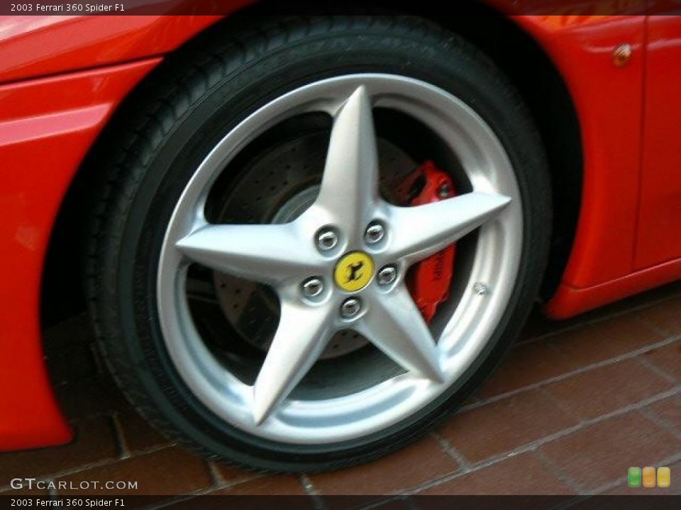 2003 Ferrari 360 Spider F1 Wheel and Tire Photo #5620747