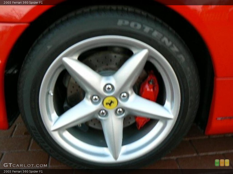 2003 Ferrari 360 Spider F1 Wheel and Tire Photo #5620752