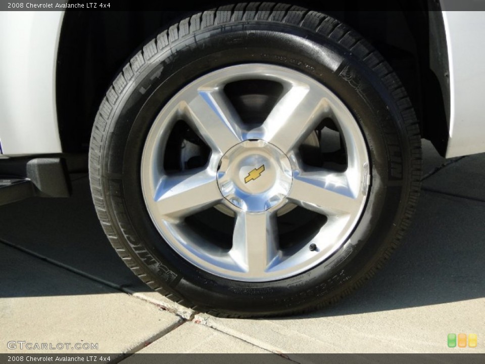 2008 Chevrolet Avalanche LTZ 4x4 Wheel and Tire Photo #56208728