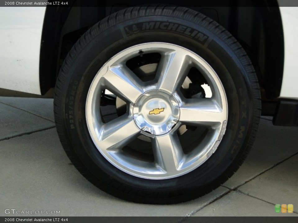 2008 Chevrolet Avalanche LTZ 4x4 Wheel and Tire Photo #56208734