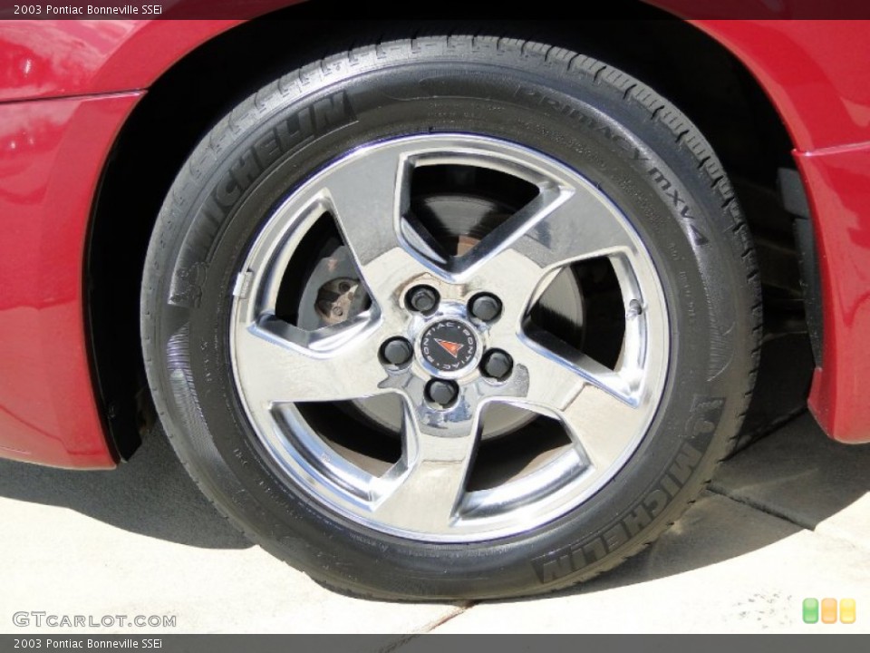 2003 Pontiac Bonneville SSEi Wheel and Tire Photo #56209100