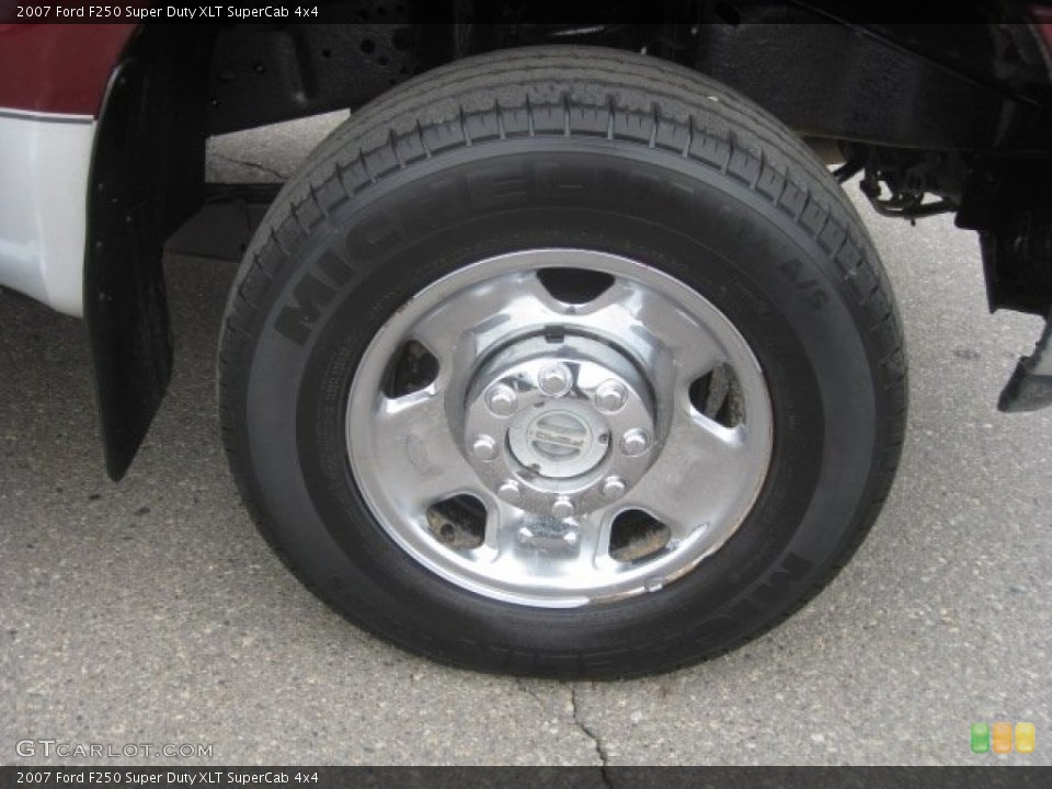 2007 Ford F250 Super Duty XLT SuperCab 4x4 Wheel and Tire Photo #56211314