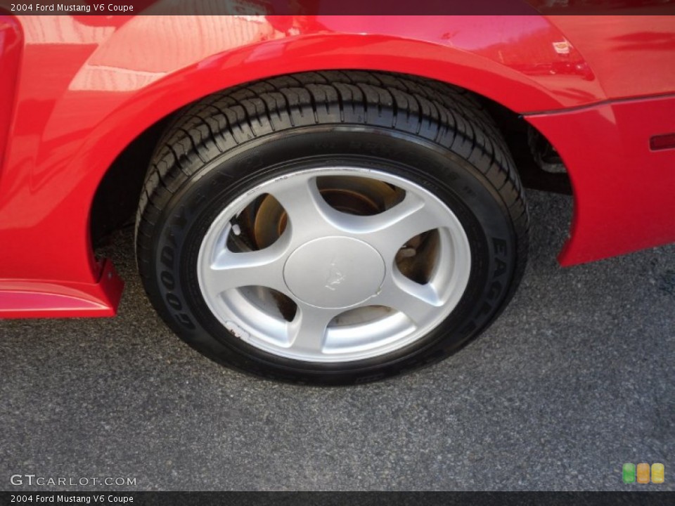 2004 Ford Mustang V6 Coupe Wheel and Tire Photo #56211494