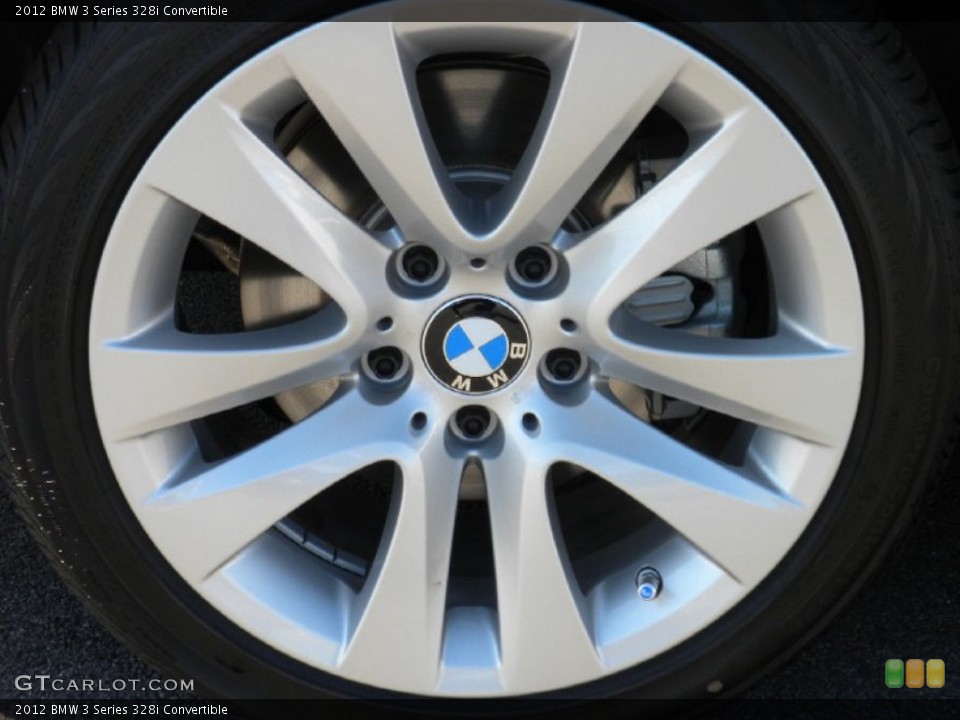 2012 BMW 3 Series 328i Convertible Wheel and Tire Photo #56213555