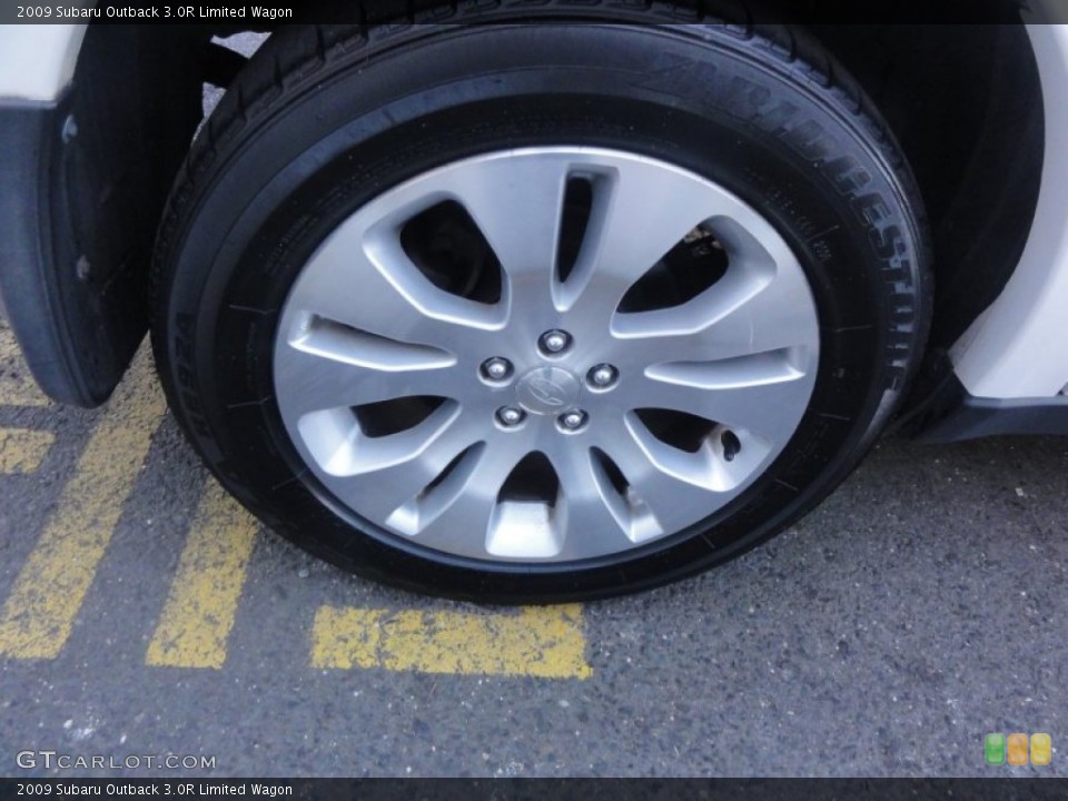 2009 Subaru Outback 3.0R Limited Wagon Wheel and Tire Photo #56214152