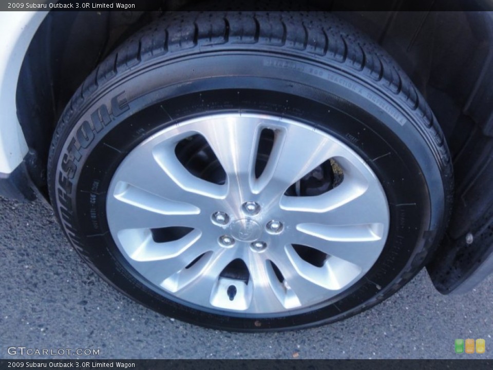 2009 Subaru Outback 3.0R Limited Wagon Wheel and Tire Photo #56214161