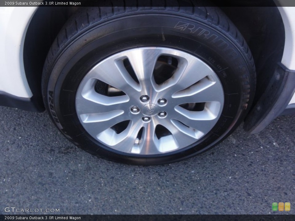 2009 Subaru Outback 3.0R Limited Wagon Wheel and Tire Photo #56214170