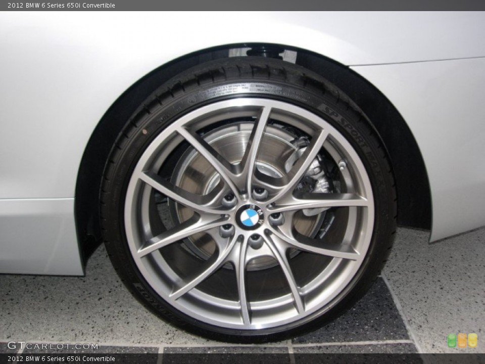 2012 BMW 6 Series 650i Convertible Wheel and Tire Photo #56215208