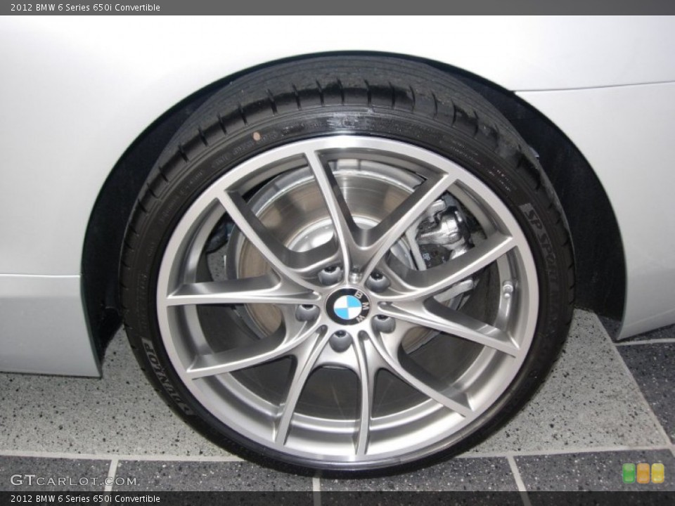 2012 BMW 6 Series 650i Convertible Wheel and Tire Photo #56215217