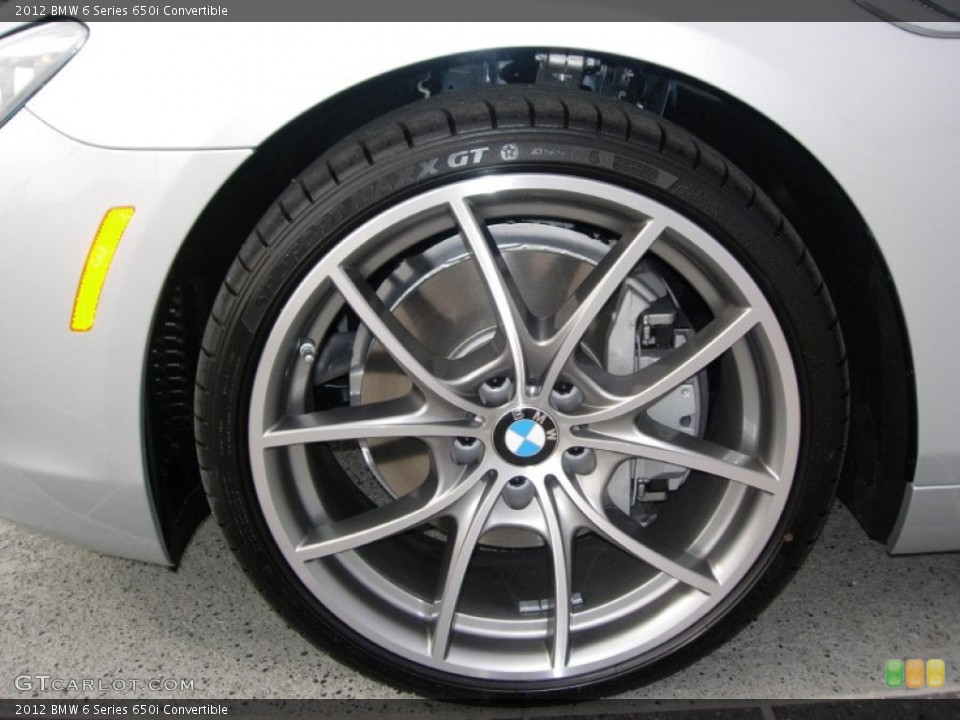 2012 BMW 6 Series 650i Convertible Wheel and Tire Photo #56215226