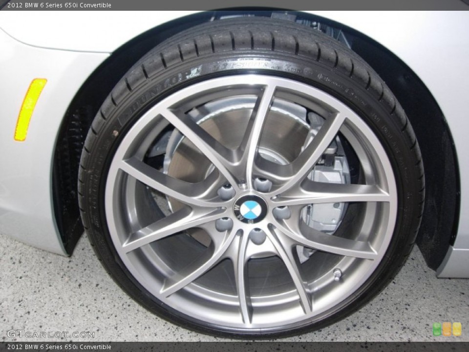 2012 BMW 6 Series 650i Convertible Wheel and Tire Photo #56215238